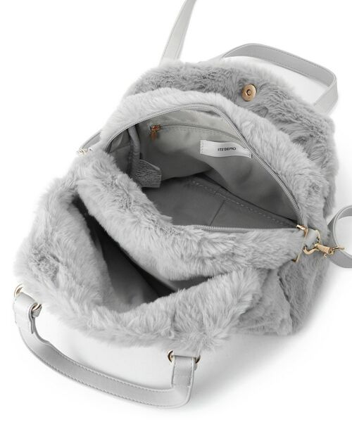 ITS'DEMO / イッツデモ トートバッグ | 【2WAY】両あおりフェイクファートート | 詳細17