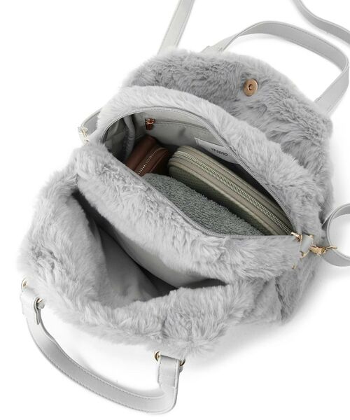 ITS'DEMO / イッツデモ トートバッグ | 【2WAY】両あおりフェイクファートート | 詳細21