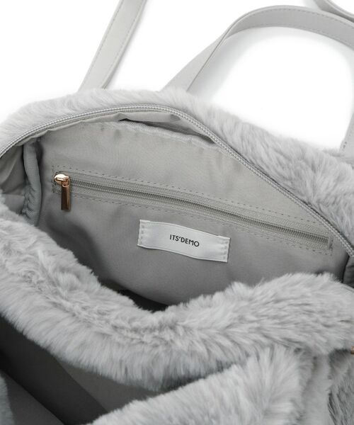 ITS'DEMO / イッツデモ トートバッグ | 【2WAY】両あおりフェイクファートート | 詳細22