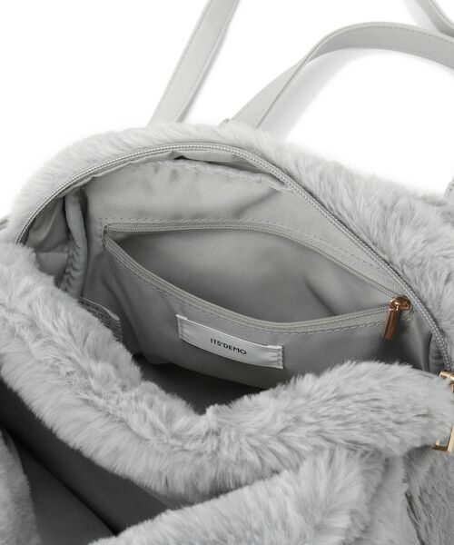 ITS'DEMO / イッツデモ トートバッグ | 【2WAY】両あおりフェイクファートート | 詳細23