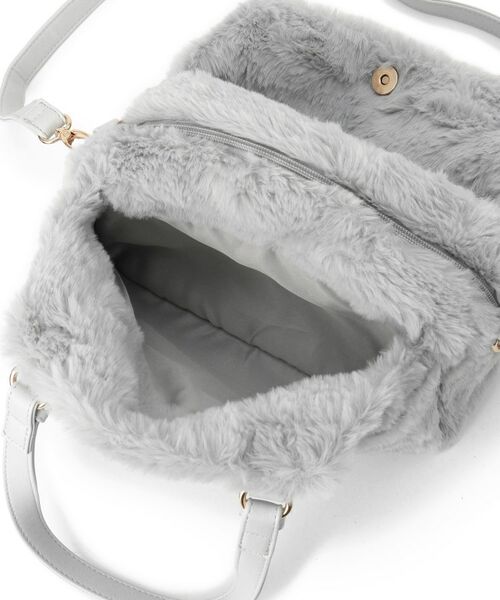 ITS'DEMO / イッツデモ トートバッグ | 【2WAY】両あおりフェイクファートート | 詳細24