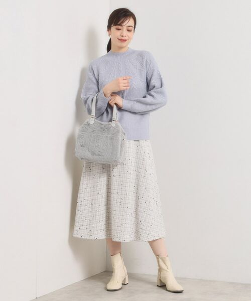 ITS'DEMO / イッツデモ トートバッグ | 【2WAY】両あおりフェイクファートート | 詳細9