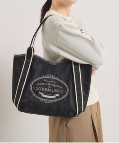 ITS'DEMO / イッツデモ トートバッグ | 【A4対応】刺繍ロゴトート