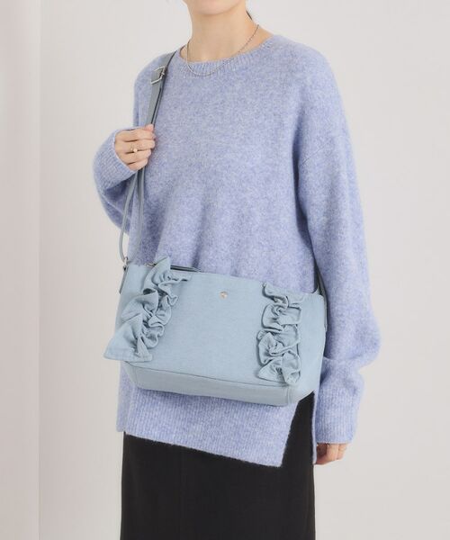 ITS'DEMO / イッツデモ ショルダーバッグ | フリルミニショルダー(サックスブルー(090))