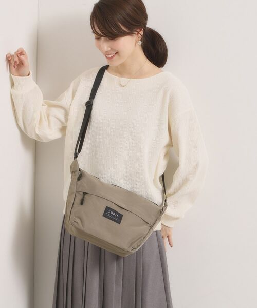 ITS'DEMO / イッツデモ ショルダーバッグ | 撥水ナイロン舟形ショルダー | 詳細3