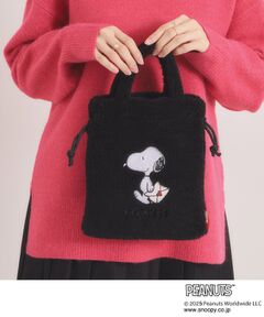 ITS'DEMO / イッツデモ ショルダーバッグ | ＜PEANUTS＞ボア刺繍ショルダー