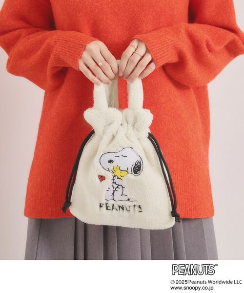 ITS'DEMO / イッツデモ ショルダーバッグ | ＜PEANUTS＞ボア刺繍ショルダー | 詳細1