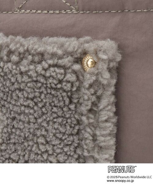 ITS'DEMO / イッツデモ トートバッグ | ＜PEANUTS＞ボア切替ミニトート | 詳細21