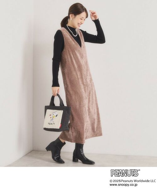 ITS'DEMO / イッツデモ トートバッグ | ＜PEANUTS＞ボア切替ミニトート | 詳細6