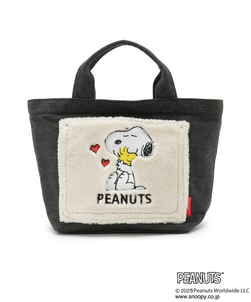 ITS'DEMO / イッツデモ トートバッグ | ＜PEANUTS＞ボア切替ミニトート | 詳細8