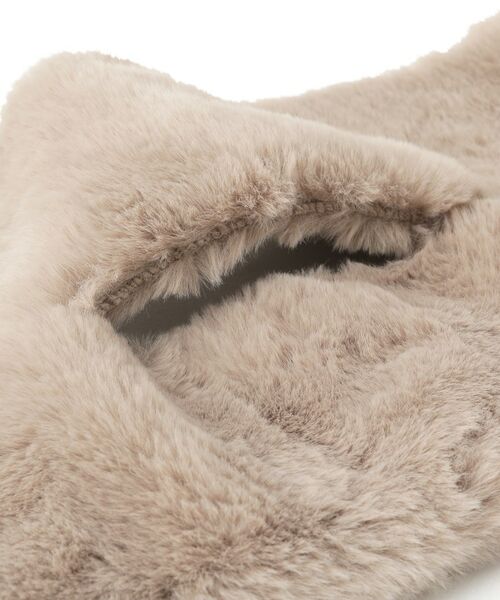 ITS'DEMO / イッツデモ マフラー・ショール・スヌード・ストール | 【手洗い可】ボリュームフェイクファーマフラー | 詳細5