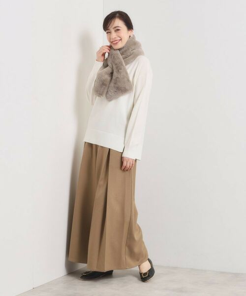 ITS'DEMO / イッツデモ マフラー・ショール・スヌード・ストール | 【手洗い可】ボリュームフェイクファーマフラー | 詳細9