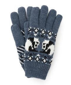 ITS'DEMO / イッツデモ 手袋 | 【手洗い可】アニマルニット手袋