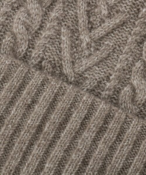 ITS'DEMO / イッツデモ ニットキャップ | 【リバーシブル／手洗い可】2WAYリブ編みニット帽 | 詳細4