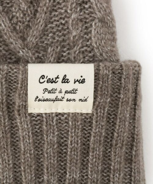 ITS'DEMO / イッツデモ ニットキャップ | 【リバーシブル／手洗い可】2WAYリブ編みニット帽 | 詳細5