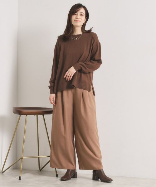 ITS'DEMO / イッツデモ ニット・セーター | クリーミータッチクルーネックニット | 詳細11