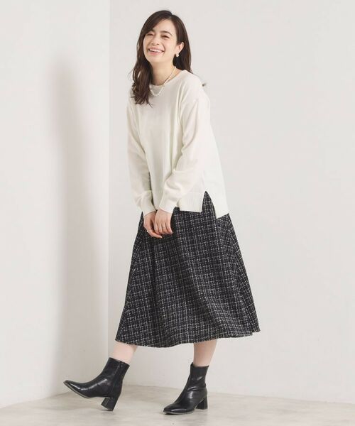 ITS'DEMO / イッツデモ ニット・セーター | クリーミータッチクルーネックニット | 詳細3