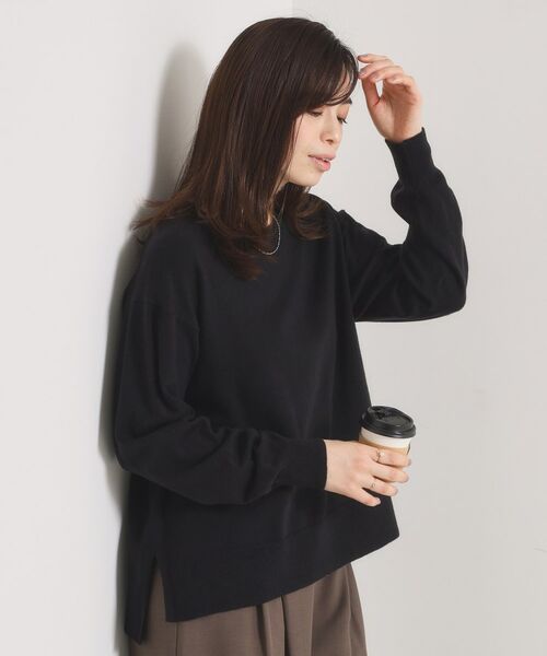 ITS'DEMO / イッツデモ ニット・セーター | クリーミータッチクルーネックニット | 詳細5