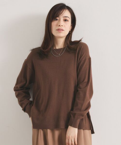 ITS'DEMO / イッツデモ ニット・セーター | クリーミータッチクルーネックニット | 詳細9