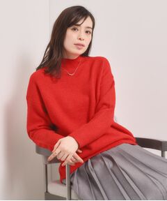 ITS'DEMO / イッツデモ ニット・セーター | 【洗濯機OK】ミックスヤーンハイネックニット