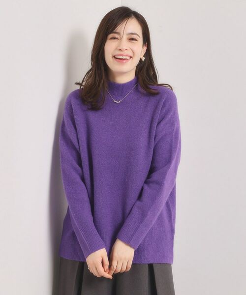 ITS'DEMO / イッツデモ ニット・セーター | 【洗濯機OK】ミックスヤーンハイネックニット | 詳細13