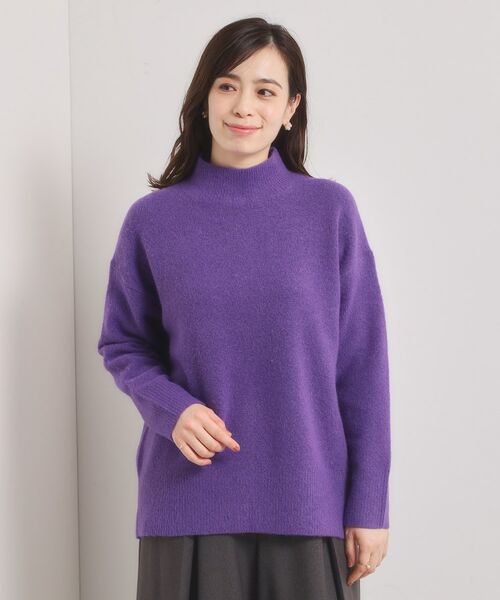 ITS'DEMO / イッツデモ ニット・セーター | 【洗濯機OK】ミックスヤーンハイネックニット | 詳細17