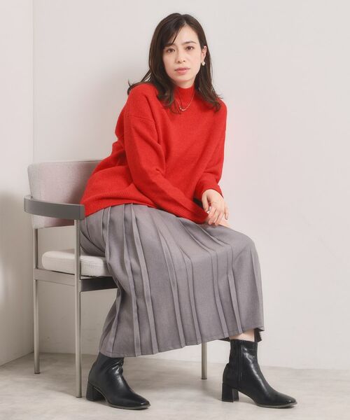 ITS'DEMO / イッツデモ ニット・セーター | 【洗濯機OK】ミックスヤーンハイネックニット | 詳細3