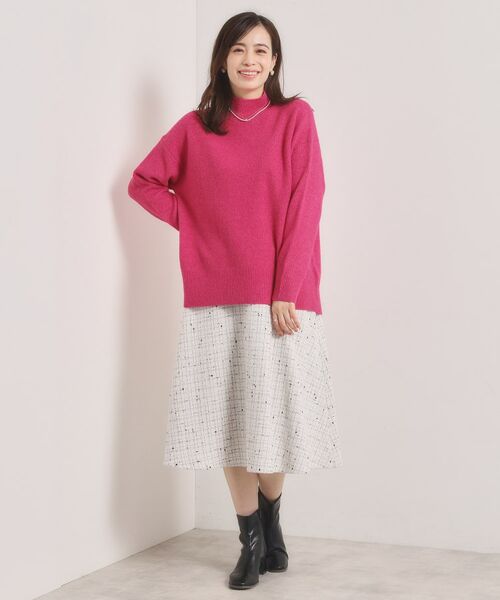 ITS'DEMO / イッツデモ ニット・セーター | 【洗濯機OK】ミックスヤーンハイネックニット | 詳細6