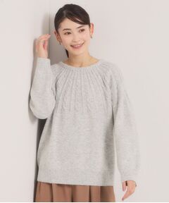 ITS'DEMO / イッツデモ ニット・セーター | 【手洗い可】求心柄ニット