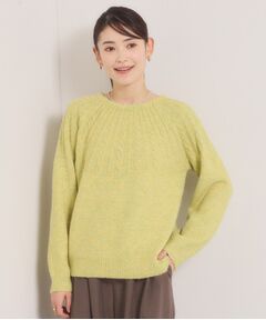 ITS'DEMO / イッツデモ ニット・セーター | 【手洗い可】求心柄ニット