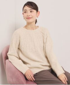 ITS'DEMO / イッツデモ ニット・セーター | 【手洗い可】求心柄ニット