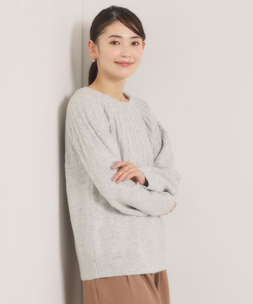 ITS'DEMO / イッツデモ ニット・セーター | 【手洗い可】求心柄ニット | 詳細1