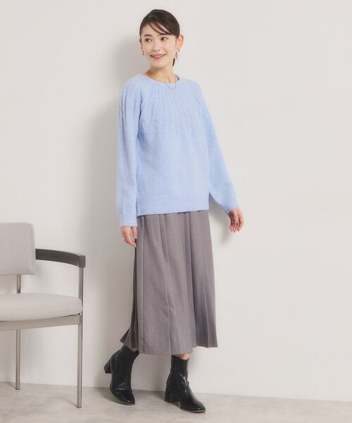 ITS'DEMO / イッツデモ ニット・セーター | 【手洗い可】求心柄ニット | 詳細10