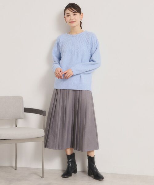 ITS'DEMO / イッツデモ ニット・セーター | 【手洗い可】求心柄ニット | 詳細11