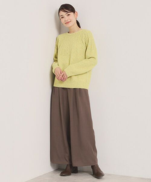 ITS'DEMO / イッツデモ ニット・セーター | 【手洗い可】求心柄ニット | 詳細14