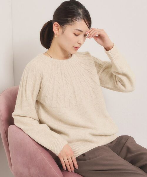 ITS'DEMO / イッツデモ ニット・セーター | 【手洗い可】求心柄ニット | 詳細5