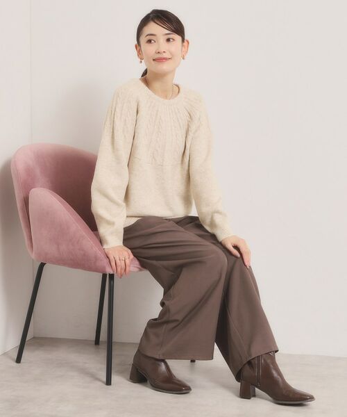 ITS'DEMO / イッツデモ ニット・セーター | 【手洗い可】求心柄ニット | 詳細6