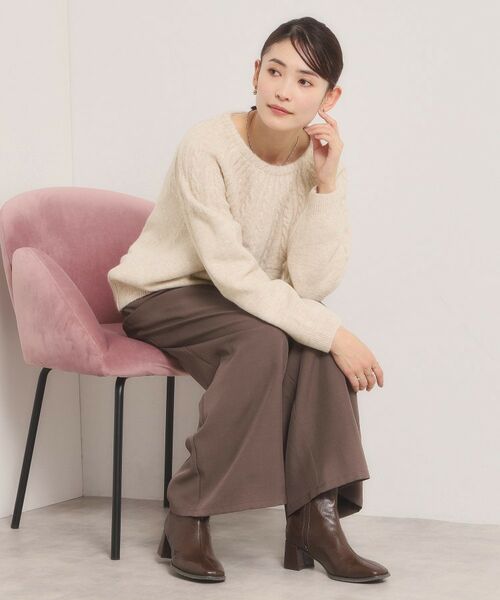 ITS'DEMO / イッツデモ ニット・セーター | 【手洗い可】求心柄ニット | 詳細7