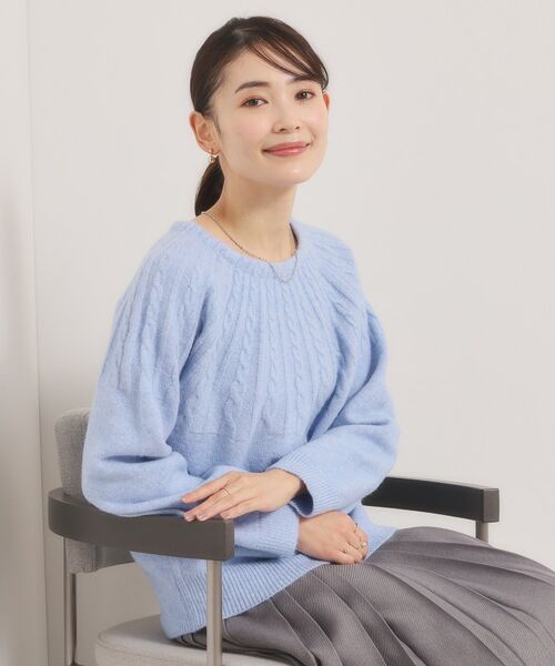 ITS'DEMO / イッツデモ ニット・セーター | 【手洗い可】求心柄ニット | 詳細9