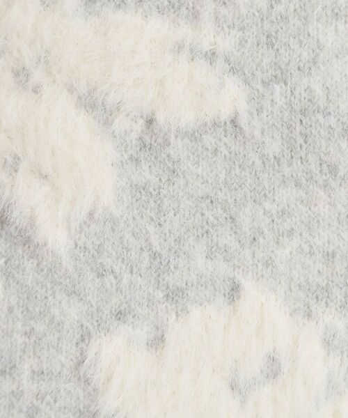 ITS'DEMO / イッツデモ ニット・セーター | 花柄フェザージャカードニット | 詳細16