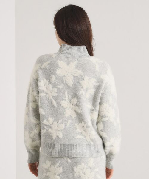 ITS'DEMO / イッツデモ ニット・セーター | 花柄フェザージャカードニット | 詳細19