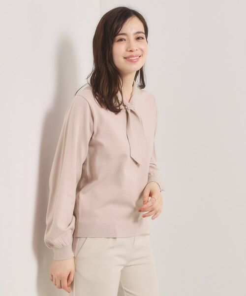 ITS'DEMO / イッツデモ ニット・セーター | 【手洗い可】総針ボウタイニット | 詳細11