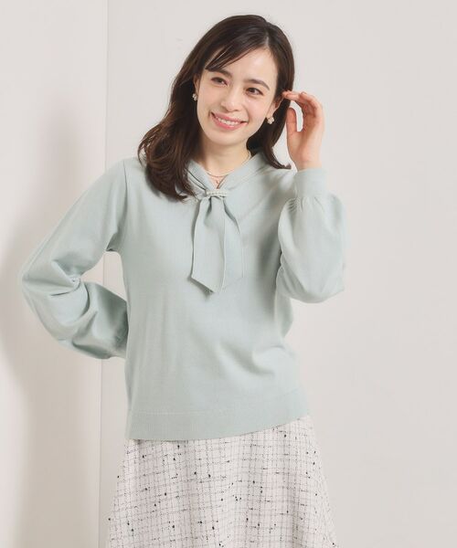 ITS'DEMO / イッツデモ ニット・セーター | 【手洗い可】総針ボウタイニット | 詳細13