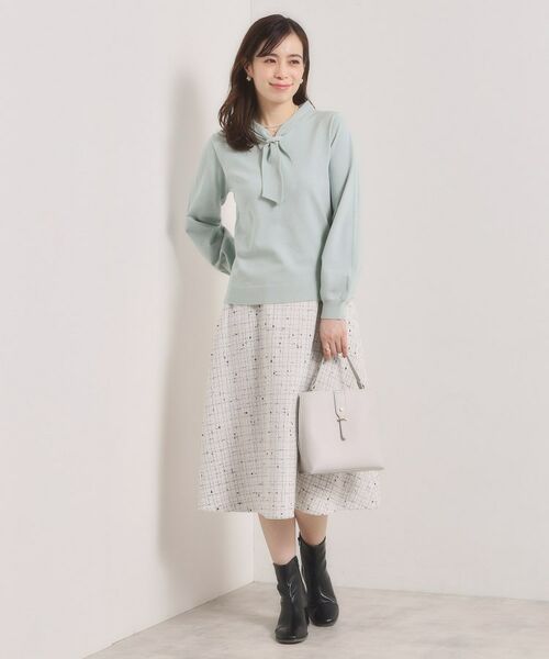 ITS'DEMO / イッツデモ ニット・セーター | 【手洗い可】総針ボウタイニット | 詳細15