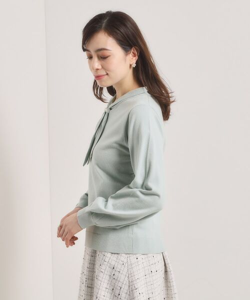 ITS'DEMO / イッツデモ ニット・セーター | 【手洗い可】総針ボウタイニット | 詳細18