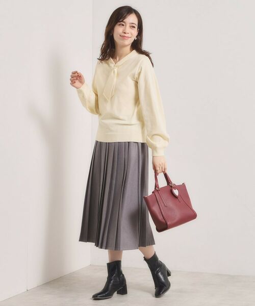 ITS'DEMO / イッツデモ ニット・セーター | 【手洗い可】総針ボウタイニット | 詳細3