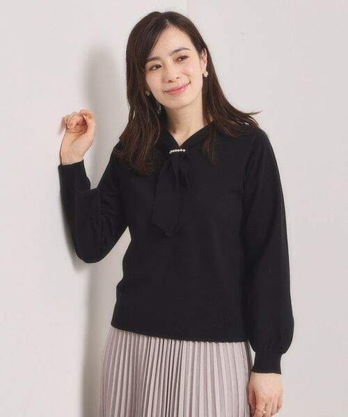 ITS'DEMO / イッツデモ ニット・セーター | 【手洗い可】総針ボウタイニット | 詳細5