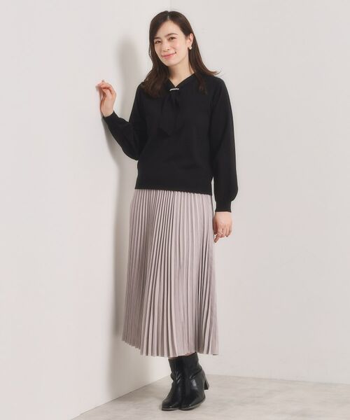 ITS'DEMO / イッツデモ ニット・セーター | 【手洗い可】総針ボウタイニット | 詳細7