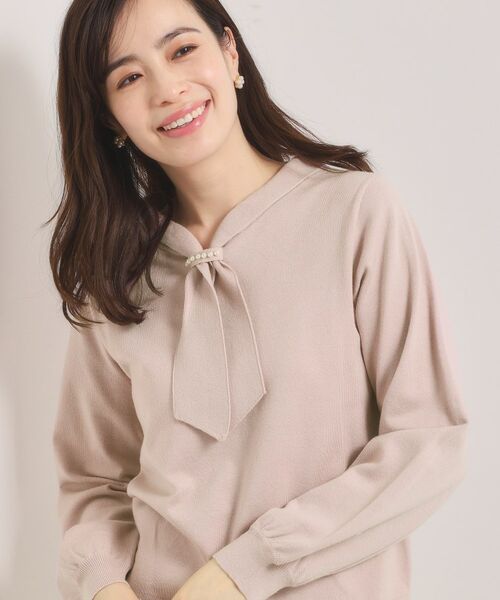 ITS'DEMO / イッツデモ ニット・セーター | 【手洗い可】総針ボウタイニット | 詳細9