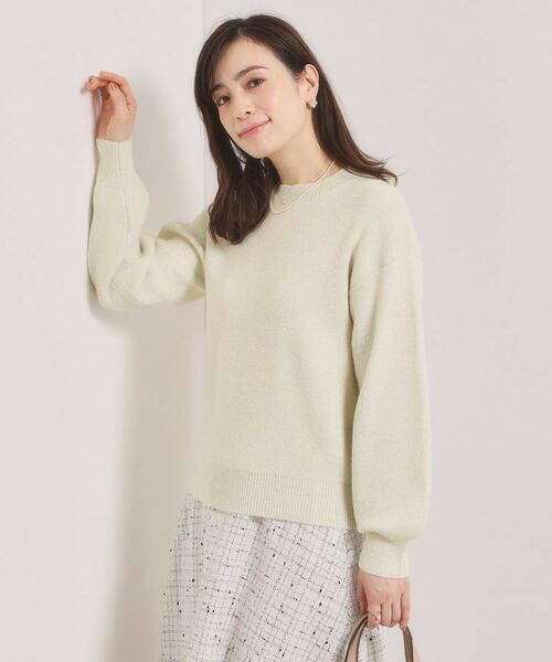 ITS'DEMO / イッツデモ ニット・セーター | 【手洗い可】スパンコールラメニット | 詳細1